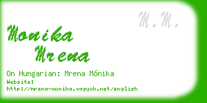 monika mrena business card